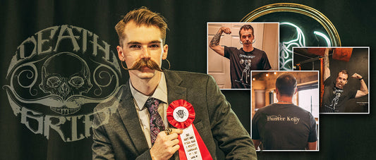 The Multifaceted Hunter Kelly: Mastering Mustache Styling, Death Grip Wax, and Weightlifting