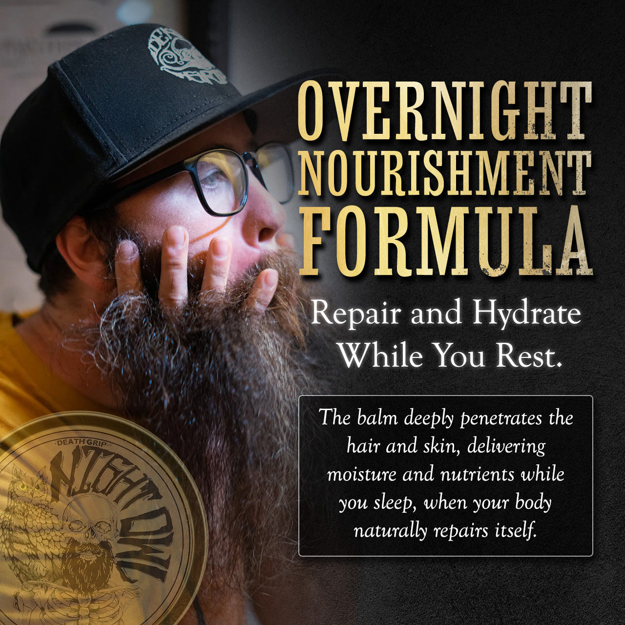 Best Beard Balm - Citrus Scented Night Owl