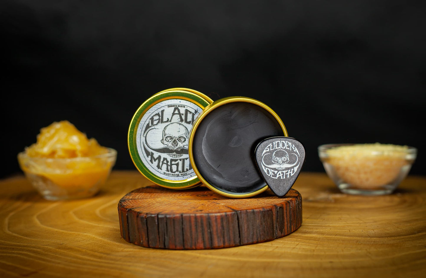 Black Moustache Wax | Bare Bones