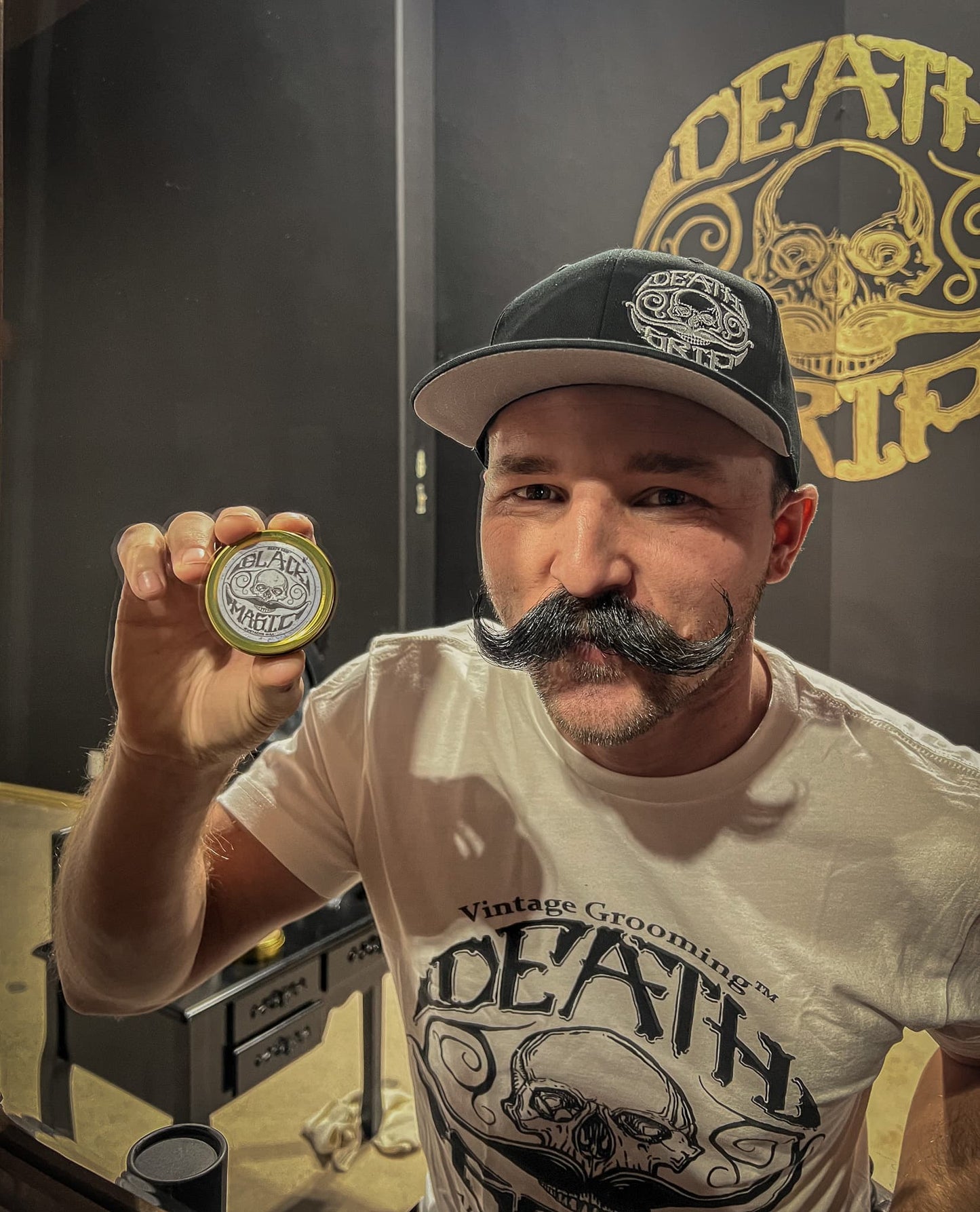 Black Moustache Wax | Bone Crusher