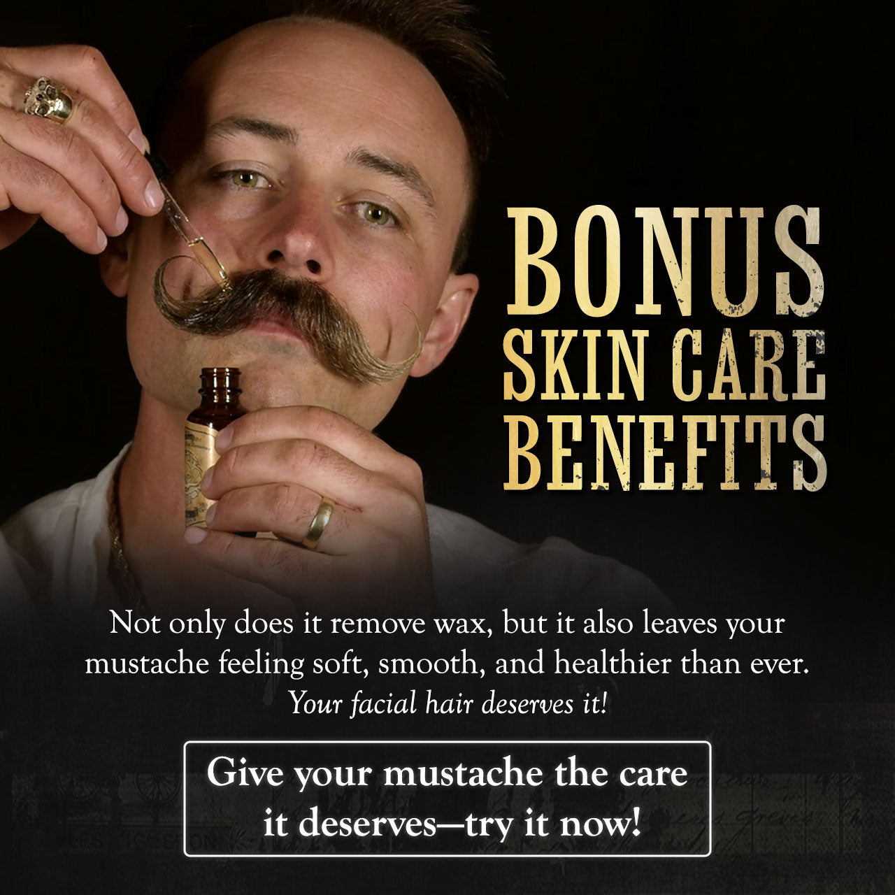 Death Grip Night Fury Mustache Wax Remover