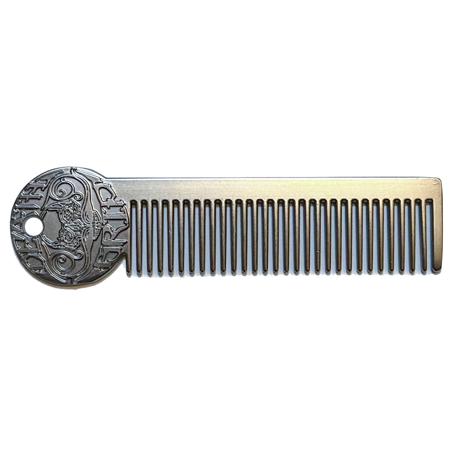 Mustache & Beard Comb | Platinum Edition Death Grip Pocket Comb