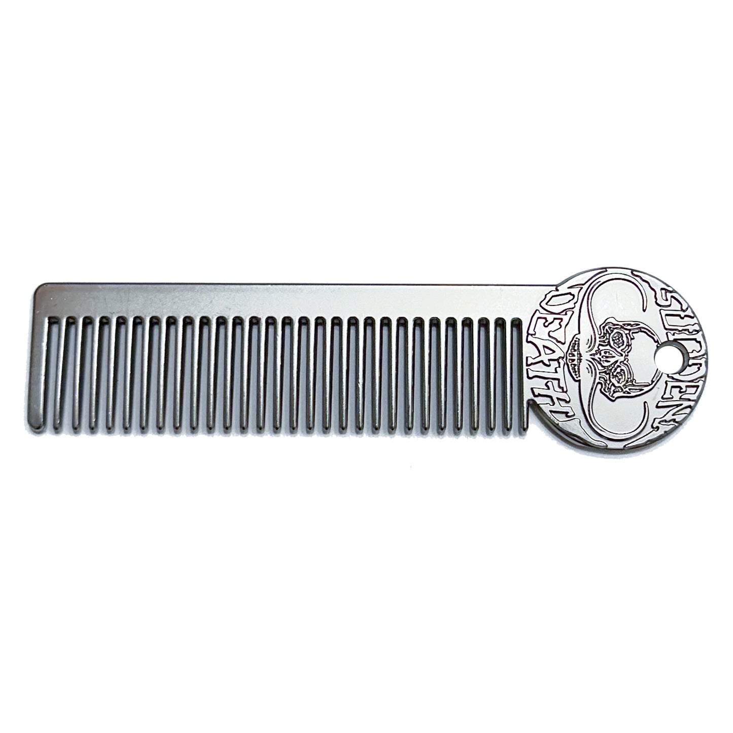 Mustache & Beard Comb | Platinum Edition Death Grip Pocket Comb