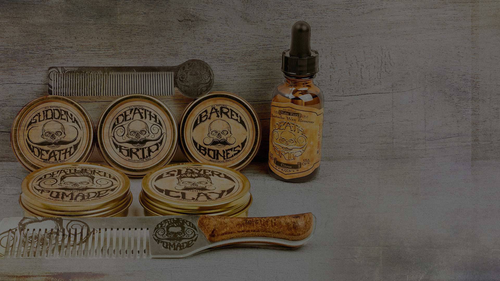 Handlebar Mustache Wax, Wax Remover, Combs, Pomade & Men's Grooming